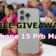 Free Giveaway Apple 15 Pro, iPhone 15 Pro Max Just Download Free Games Here