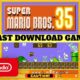 Nintendo Switch Game Super Mario Bros. 35 Full Setup Free Download